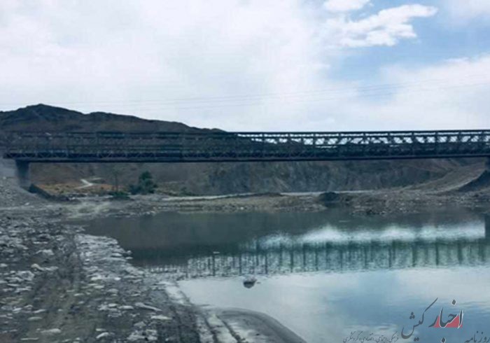افتتاح پل موقت رودخانه جگین با حضور وزیر راه و شهرسازی