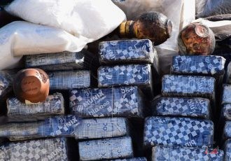 کشف بیش از ۷۰۰ کیلوگرم مواد مخدر توسط مرزبانان استان هرمزگان