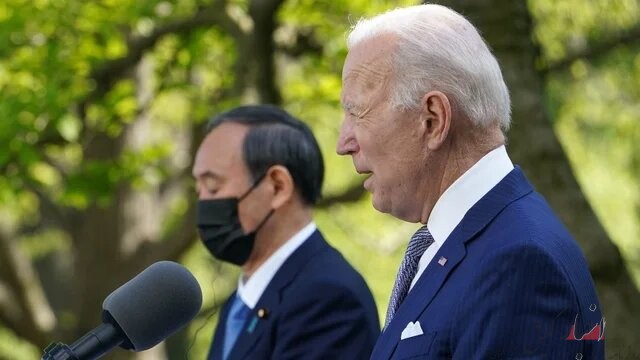 رایزنی بایدن و نخست‌وزیر ژاپن با تمرکز بر چین و کره‌شمالی