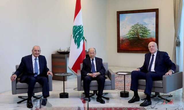 گردهمایی روسای سه‌گانه لبنان به مناسبت روز استقلال