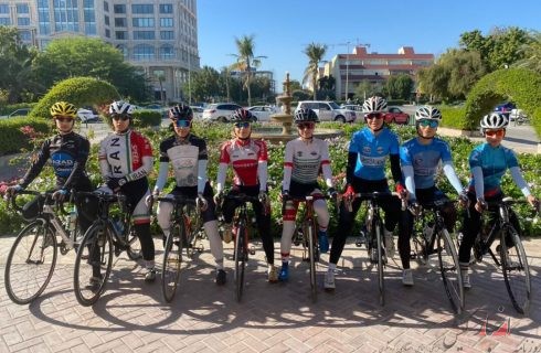 تمرینات پنج ملی پوش دوچرخه سواری در جزیره کیش