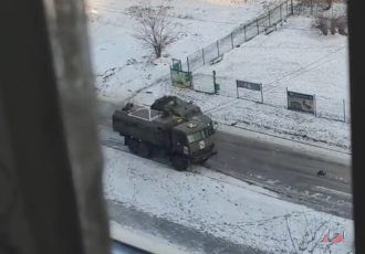 ورود نیروهای روسی به شهر خارکیف
