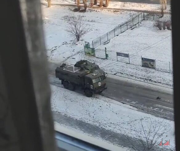 ورود نیروهای روسی به شهر خارکیف