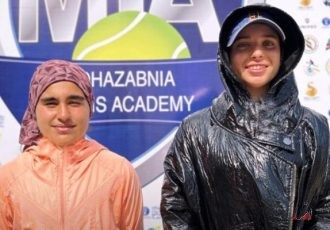 دختر ایرانی قهرمان تورجهانی تنیس زیر ۱۸ سال