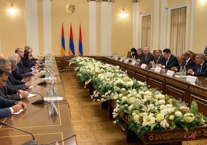 امیرعبداللهیان با رئیس مجلس ملی ارمنستان دیدار کرد