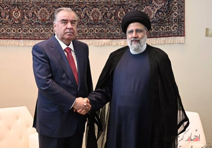 دیدار روسای جمهور ایران و تاجیکستان با تاکید بر گسترش همکاری ها