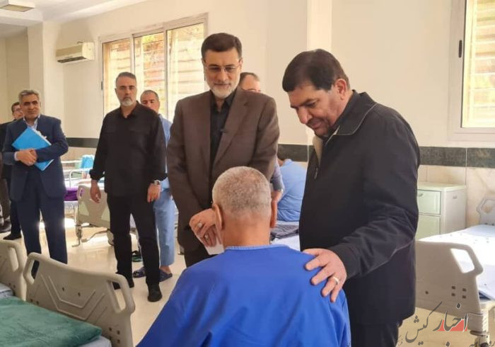 محمد مخبر از آسایشگاه جانبازان اعصاب و روان «نیایش» بازدید کرد