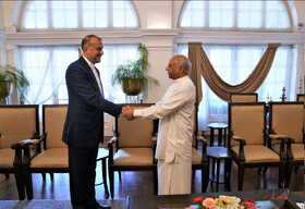 دیدار امیرعبداللهیان با نخست‌وزیر سریلانکا