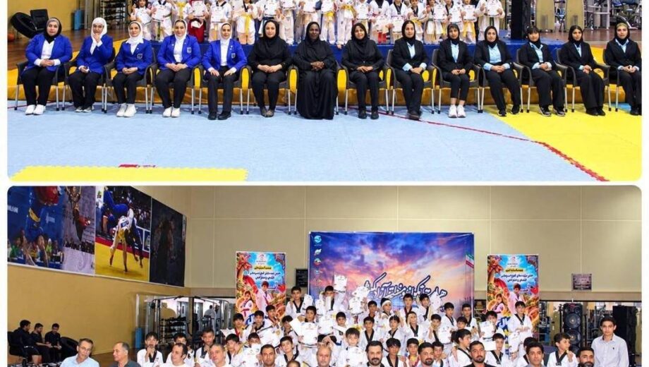 فستیوال «شکوفه‌های تکواندو» با حضور بیش از ۱۰۰ خردسال در کیش