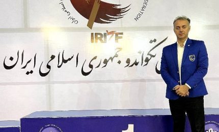 قضاوت داور کیش در هفته پایانی لیگ برتر نوجوانان تکواندو کشور