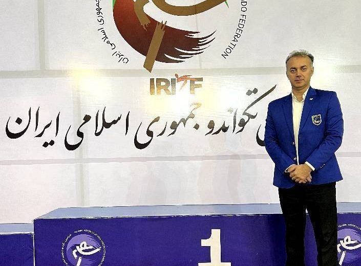 قضاوت داور کیش در هفته پایانی لیگ برتر نوجوانان تکواندو کشور