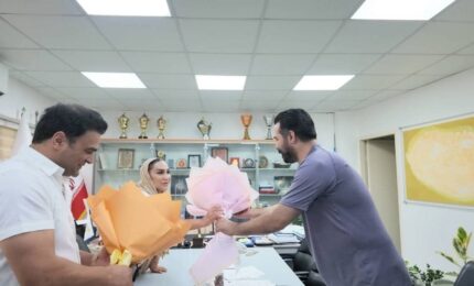 تجلیل از مربیان و ملی‌پوش ترامپولین کیش پس از مسابقات ناگویا