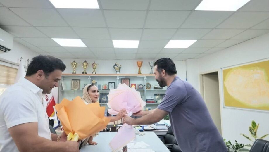 تجلیل از مربیان و ملی‌پوش ترامپولین کیش پس از مسابقات ناگویا